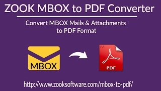 MBOX to PDF Converter to Batch Print MBOX to PDF With Their Attachments