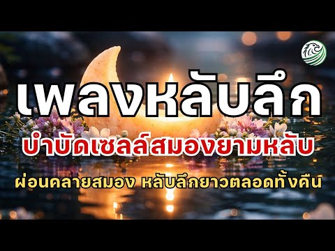 เพลงหลับลึก เพลงบำบัดเซลล์สมองยามหลับ เพลงกล่อมนอนผู้ใหญ่ เพลงผ่อนคลาย ดนตรีบำบัด ดนตรีผ่อนคลายสมอง