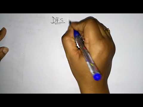 Depth First Search | DFS | Graph traversal | Design Algorithms | Lec 31 | Bhanu Priya