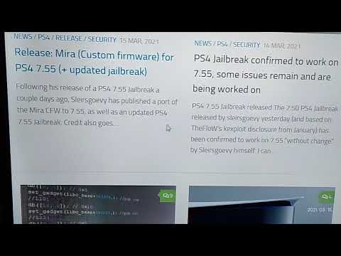 PS4 JAILBREAK 7.55 RELEASED