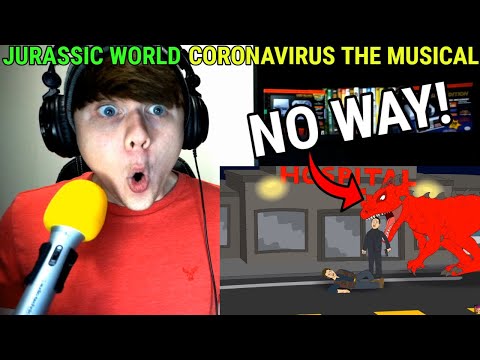 ♪ JURASSIC WORLD CORONAVIRUS THE MUSICAL - Animated Song @lhugueny REACTION!