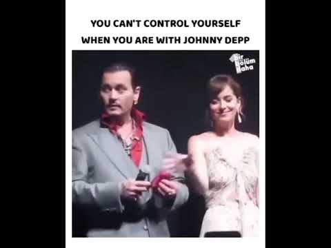 Johnny Depp and Dakota Johnson cute moment
