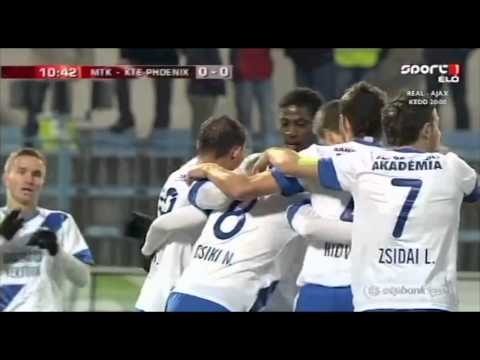 17. forduló MTK - KTE Phoenix 3-1 Csiki Norbert gólja