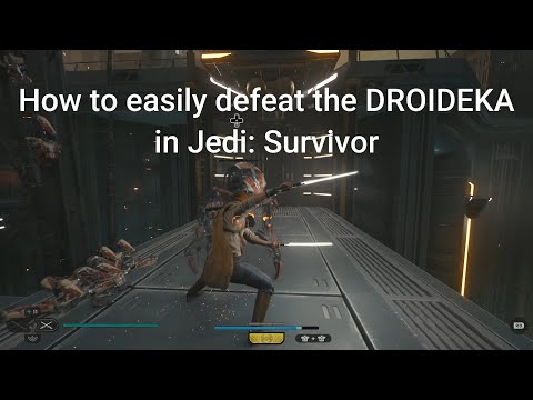 How to EASILY defeat the DROIDEKA - Jedi: Survivor