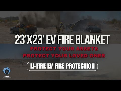 23'x23' Li-Fire EV Fire Blanket | EV Fire Blankets Collection