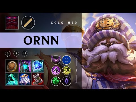Ornn Mid vs Pantheon - EUW Master Patch 25.24