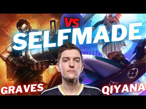 SELFMADE | GRAVES VS QIYANA | JNG GAMEPLAY | Patch 14.23 / Season 14 | #LeagueofLegends