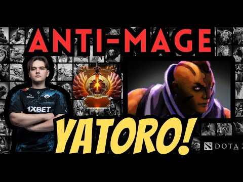 Yatoro on Anti-Mage 7.35b