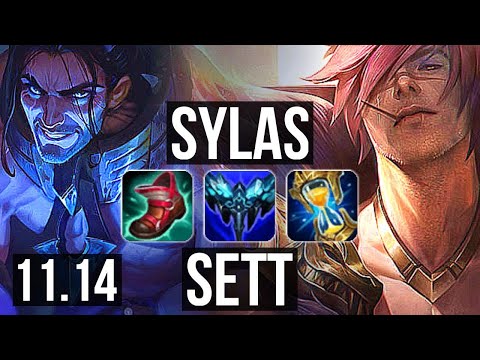 SYLAS vs SETT (MID) | Legendary, 16/2/9, 300+ games | EUW Master | v11.14
