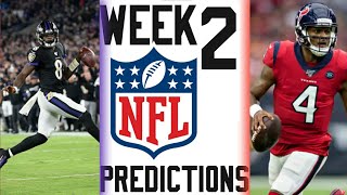 Week 2 NFL Predictions!
