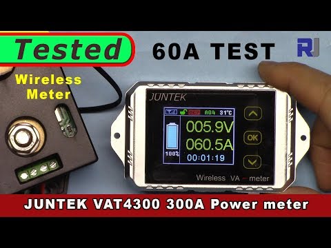 , title : 'Juntek VAT4300 Wireless Current Power multi-function Energy meter'