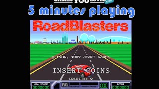 Roadblasters - ATARI:  5 minutes of play