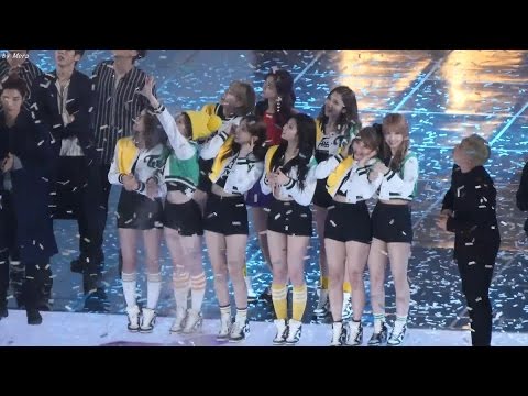 161008 트와이스 (TWICE) 엔딩(ending) 폭죽소리에깜놀 [전체]직캠 Fancam (코리아 뮤직 웨이브) by Mera