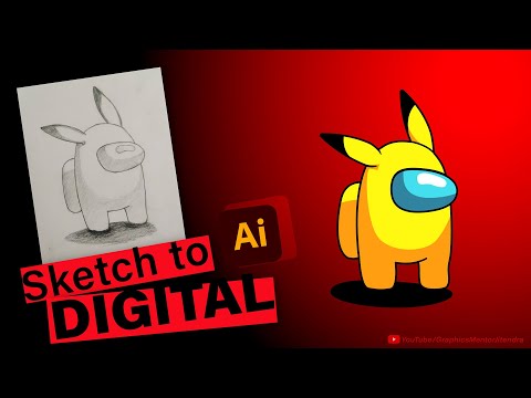 How to Create Realistic Fur in Adobe illustrator in Hindi Fur Effects GraphicsMentorJitendra