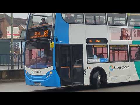 Here is the New livery Stagecoach bus 19342 on the number 65 in Guildford Saturday 7 March 2026