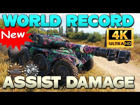 EBR 105: ASSIST DAMAGE WORLD RECORD - World of Tanks