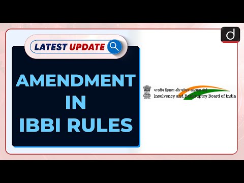 Insolvency and Bankruptcy Board regulations amended: Latest update | Drishti IAS English