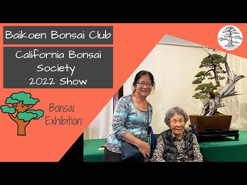 California Bonsai Society (CBS) 2022 Show - Baikoen Bonsai Club - Safer @ Home Bonsai Series