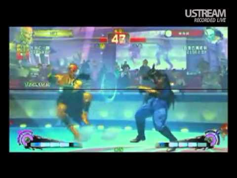 SSF4 AE: YHC-Mochi (Dhalsim) vs Blanka, Claw, FeiLong