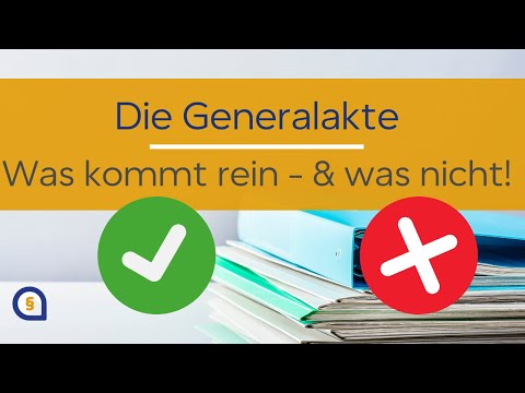 Die Generalakte im Notariat – Verpflichtende Inhalte & was NICHT reingehört!