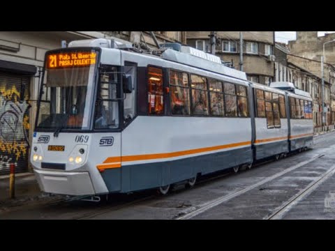 Cab-view linia 21:Piața Sfântul Gheorghe-Pasaj Colentina (feat alexdav59)