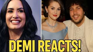 Demi Lovato on Selena Gomez &amp; Benny Blanco’s Engagement | Demi Lovato News #breakingnews 