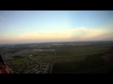 Evening PPG Flight League City Texas