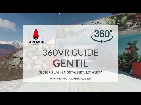 Gentil piste | La Plagne | Montalbert/Longefoy | Full HD360VR