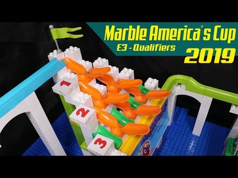 MARBLE RACE: Copa America 2019 Qualifiers: E3 - Halfpipes with Funnel RACE