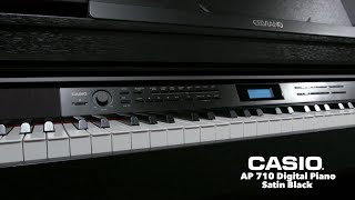 Video thumbnail for Casio AP 710 Digital Piano, Satin Black | Gear4music demo by Gear4music Guitars