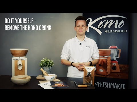 KoMo DIY - Remove the hand crank from our flakers