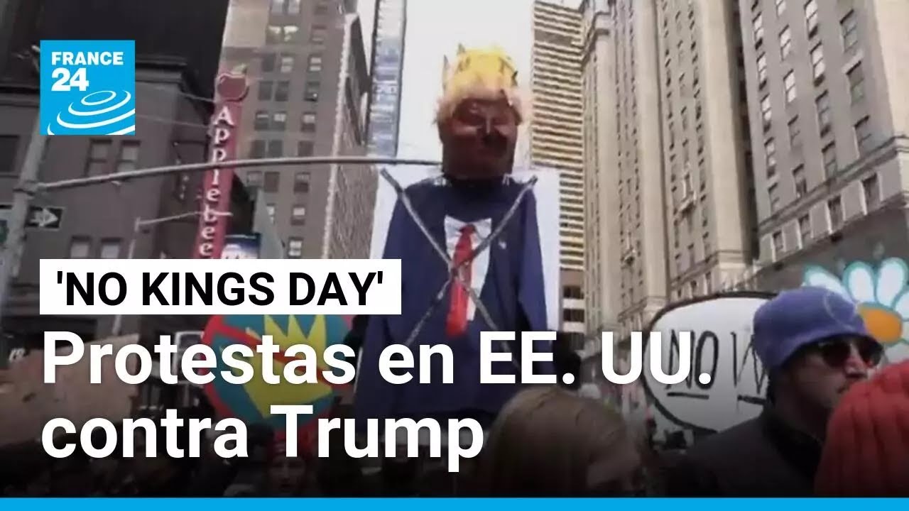 'No Kings Day': la mayor protesta en la historia de EE. UU. contra las políticas de Trump