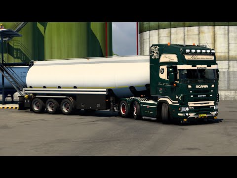 Euro Truck Simulator 1.46 | Scania R-4Series 580 V8 Sound | Kalmar-Malmö | ETS2 Mods