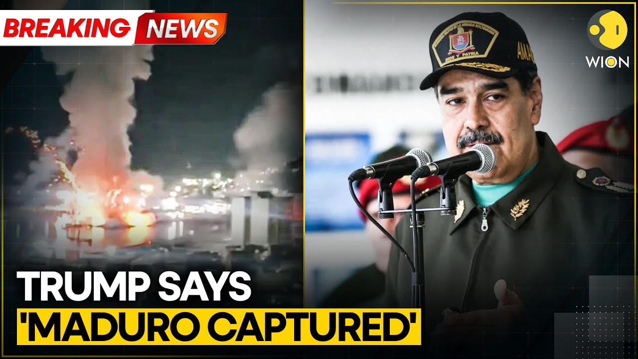 BREAKING: US Prez Says Maduro & Family Flown Out of Venezuela | WION News