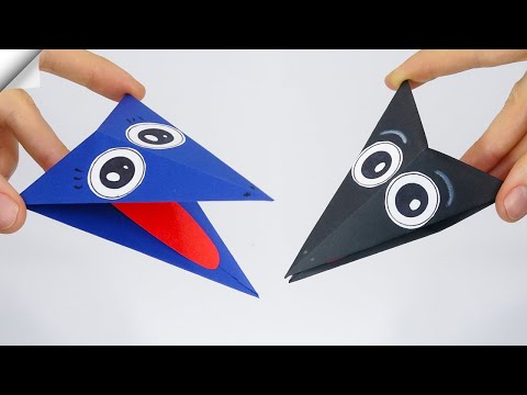 Moving paper crow Origami paper toy antistress