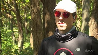 Blind Nanaimo runner to become first to finish Run Saysutshun half marathon