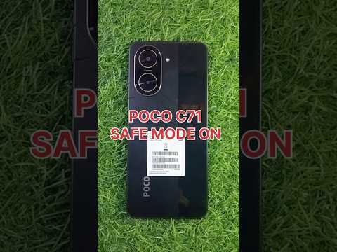 How To Enable Safemode In POCO C71 ⚡ How To On Off Safemode In Android 🔥🔥 #shorts #viral #pococ71