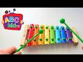 ABC Kid TV Logo Effect On 20 Real Instruments