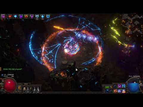 Path of Exile Harvest Boss vs Ball lightning