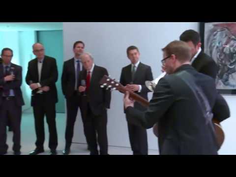 Take Five Till Brönner Barack Obama Angela Merkel Bundeskanzleramt Berlin 17.11.2016