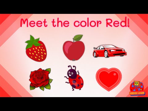 Meet the color Red! Colors Song for Kids | Learn Colors with Fun Animation!  #ColorsSong #kidssongs