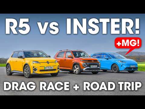 Thumbnail for A SHOCK RESULT! NEW MG4 Urban vs Renault 5 vs Inster review by Renault