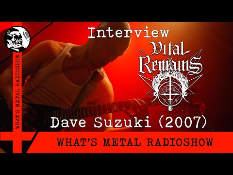 Interview VITAL REMAINS (Dave Suzuki) 2007 - An icon of evil?