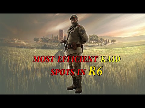 Top 10 most efficient Kaid spots in RainbowSixSiege