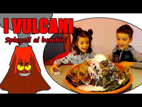 🌋 I VULCANI spiegati ai bambini + ESPERIMENTO eruzione vulcanica 💥 (Lezione di scienze)
