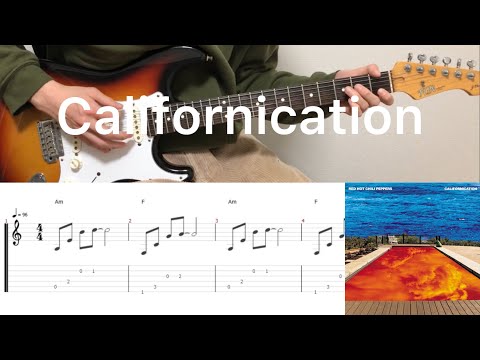 Red Hot Chili Peppers - Californication (guitar cover with tabs & chords)