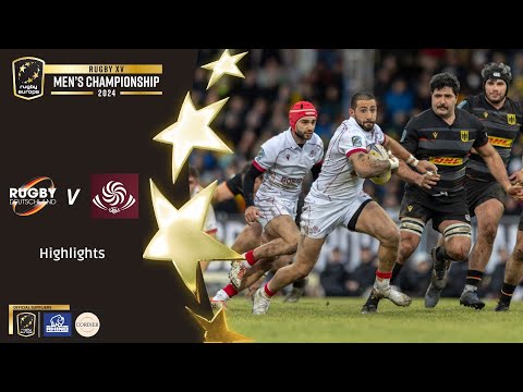 Germany v Georgia | Rugby Europe Championship 24 | Highlights