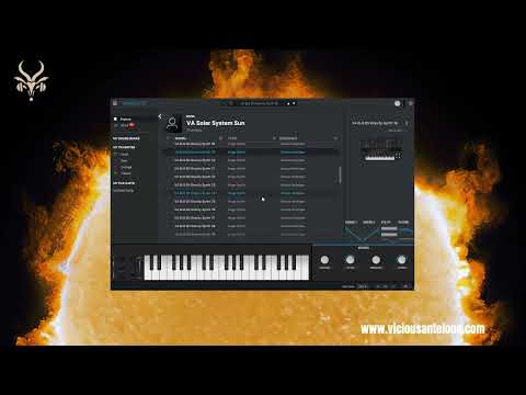 Arturia Pigments Library - Solar System Sun walkthrough Vicious Antelope  Available for Analog Lab V