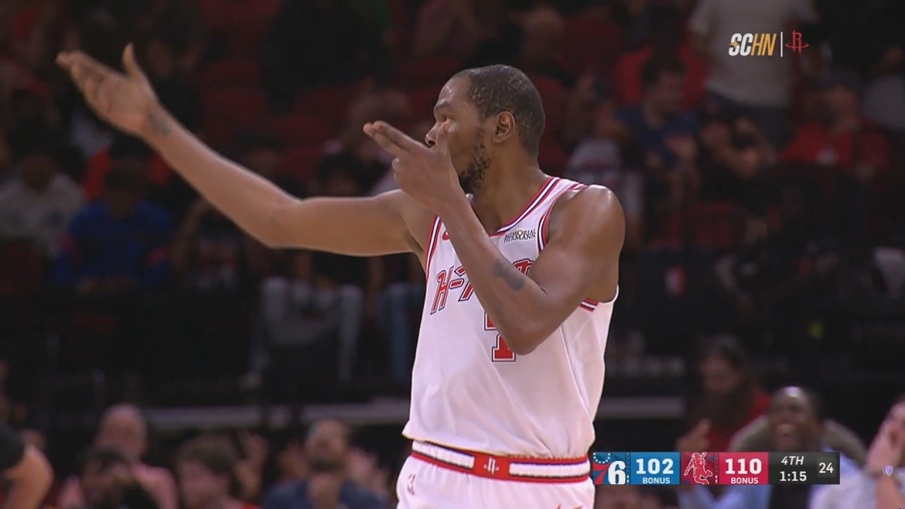 Durant 29 Pts Rockets 8 Game Win Streak! Could Matchup With Lakers 1st Round!