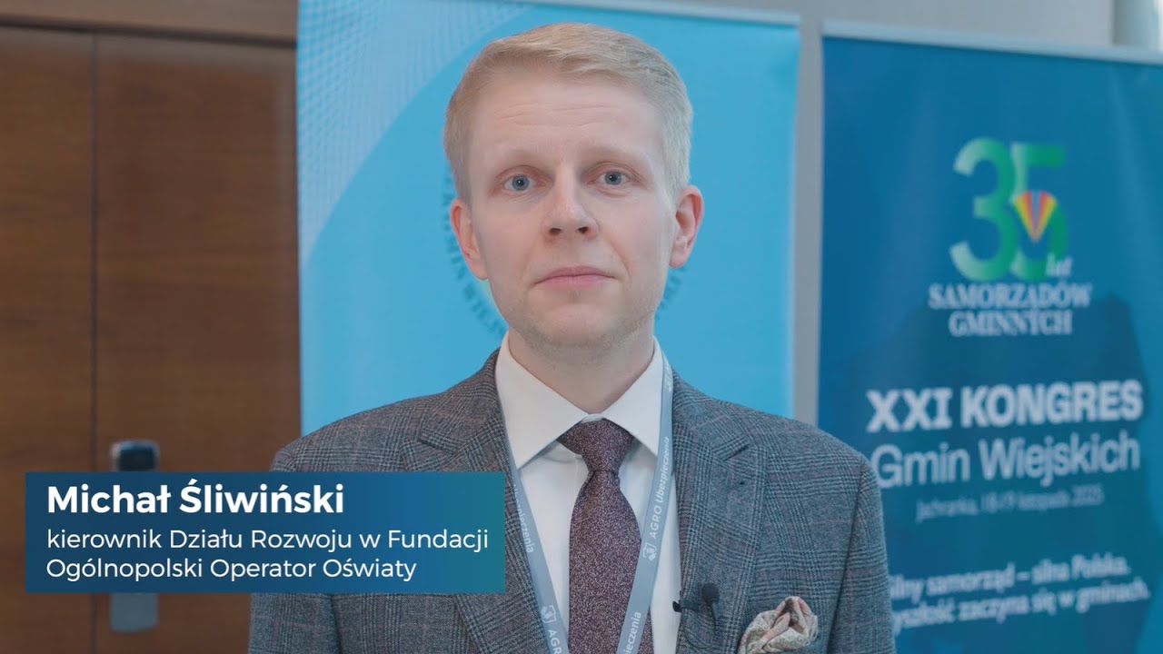 Michał Śliwiński <br>  Kierownik Działu Rozwoju w Fundacji Ogólnopolski Operator Oświaty